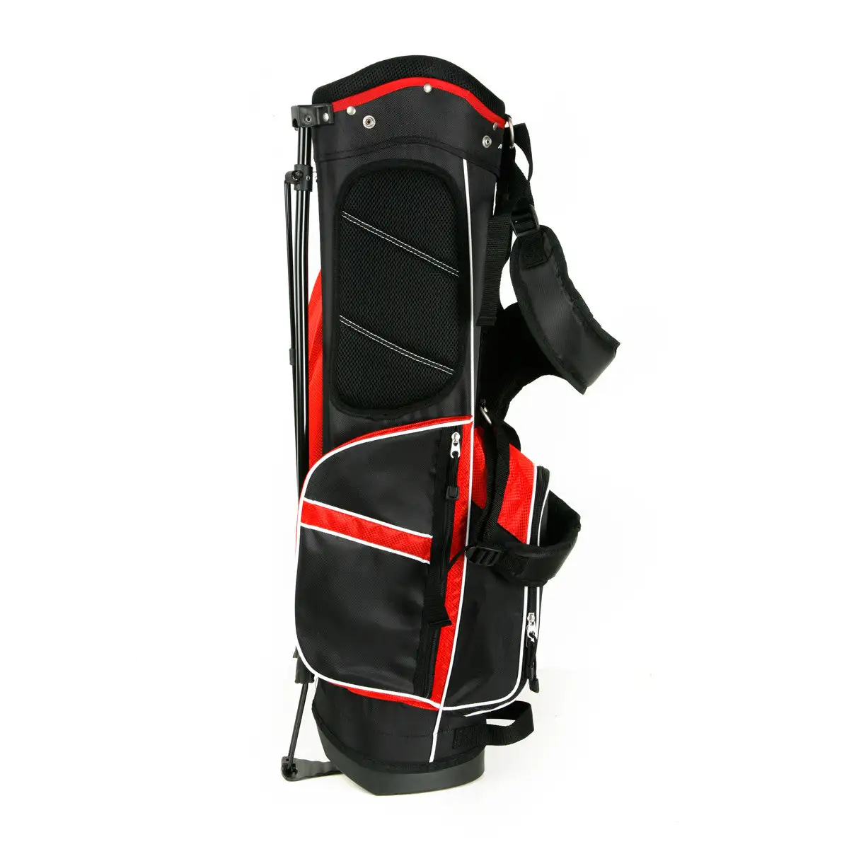 Hireko Affinity ZLS Stand Golf Bag Black/Red 3 Hireko Affinity ZLS Stand Golf Bag Black/Red - Image 3
