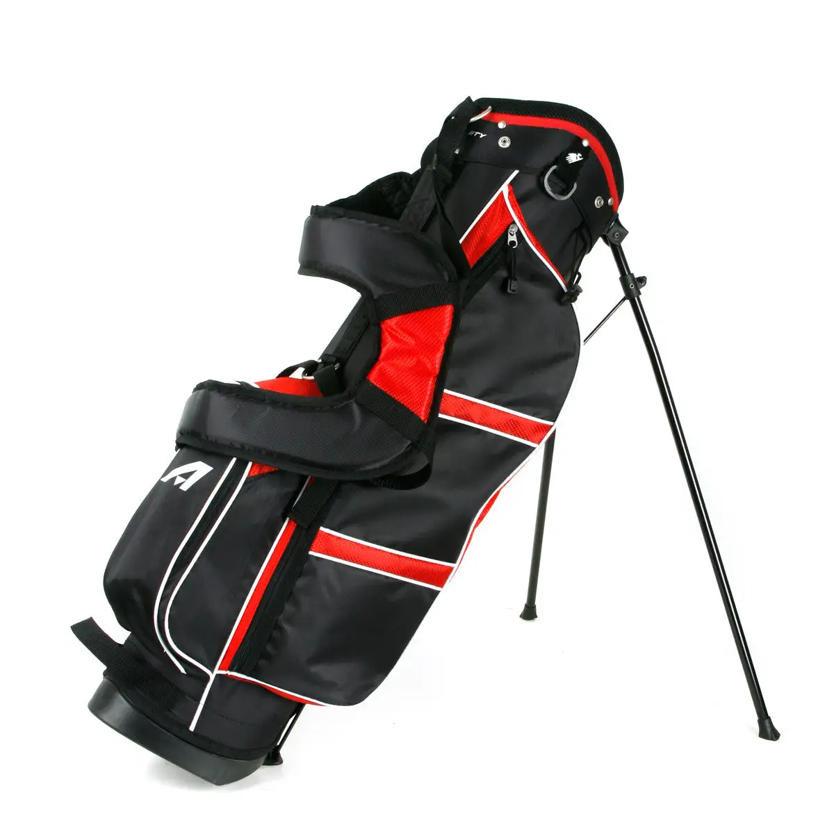 Hireko Affinity ZLS Stand Golf Bag Black/Red 1 Hireko Affinity ZLS Stand Golf Bag Black/Red