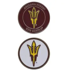 J&M NCAA Double Sided Collegiate Golf Ball Marker Coins -CLUBS Sales Store arizonastate