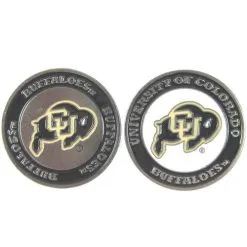 J&M NCAA Double Sided Collegiate Golf Ball Marker Coins -CLUBS Sales Store colorado efdd9a6f 4e8e 4183 8901 b9d9ec1a4b39