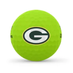 Wilson Staff Duo Optix NFL Team Licensed Golf Balls - Matte Green -CLUBS Sales Store ec9b39098577dce7c8876efec2f7ee653a302de9 WGWP504GB 4 DUO Optix 12BALL NFL GreenBay Ball GR