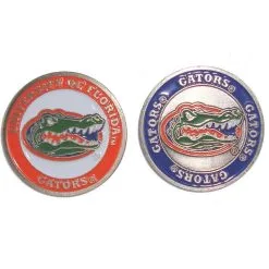 J&M NCAA Double Sided Collegiate Golf Ball Marker Coins -CLUBS Sales Store florida