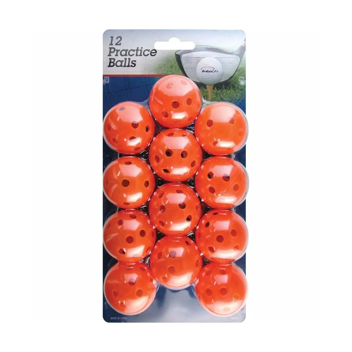 Hireko Intech Golf Practice Balls With Holes (12 Pack) 2 Hireko Intech Golf Practice Balls With Holes (12 Pack) - Image 2