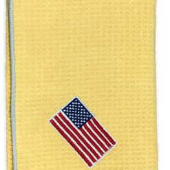 Joseph Elliott USA Embroidered Flag 18" X 18" Micro Fiber Towels -CLUBS Sales Store je4