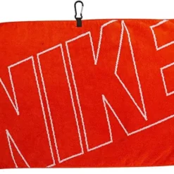 Hireko Nike Golf 16" X 24" Jacquard Towel - Orange/White