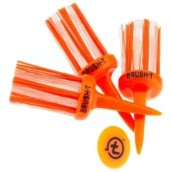 J And M Brush-t Golf Original Brush Tees -CLUBS Sales Store orange 1