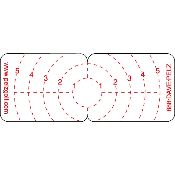 J&M Dave Pelz - Putting Impact Tape 2 J&M Dave Pelz - Putting Impact Tape - Image 2