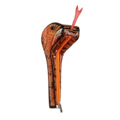 Hireko Snake 460cc Driver Headcover -CLUBS Sales Store snakes angle orange